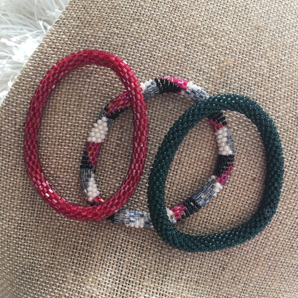 3 Nepal Seed Bracelets